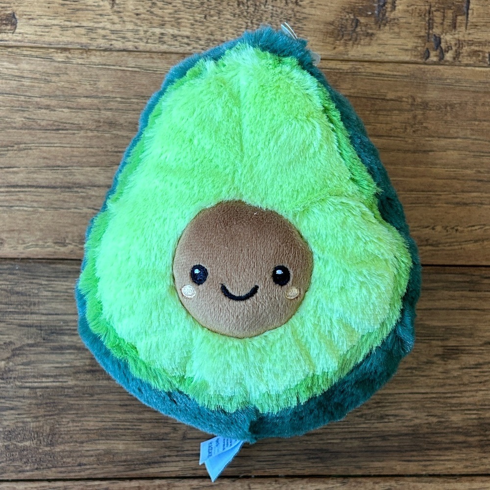 Squishable SnuggleMi Snackers Mini Comfort Food Avocado Plush Toy New NWT